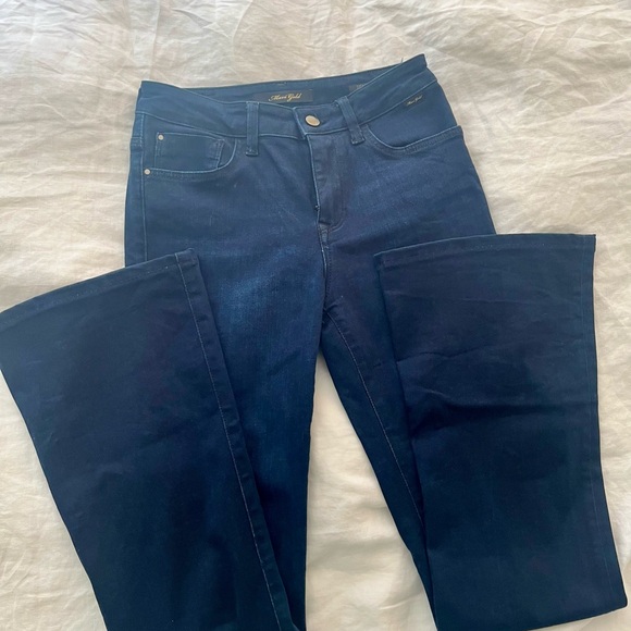 Mavi Gold, Sydney High-Rise Flare , Size 26/34 in dark blue. - Picture 7 of 8